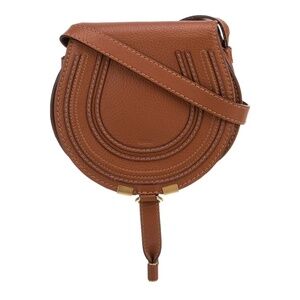 Chloe Marcie Saddle in Tan